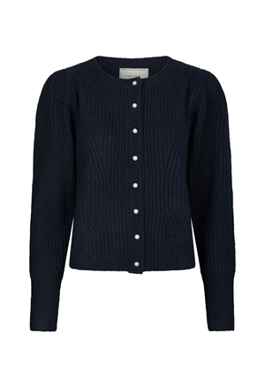 Puli knit cardigan Navy Neo Noir 